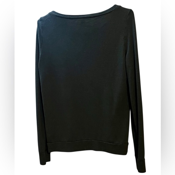 Victoria's Secret Elegant Black Long Sleeve Top - Picture 2 of 7